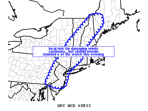 Mesoscale Discussion 813