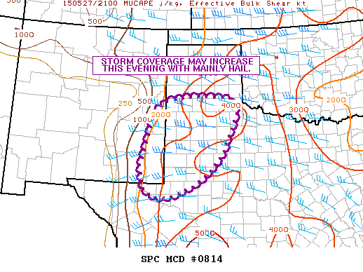 Mesoscale Discussion 814