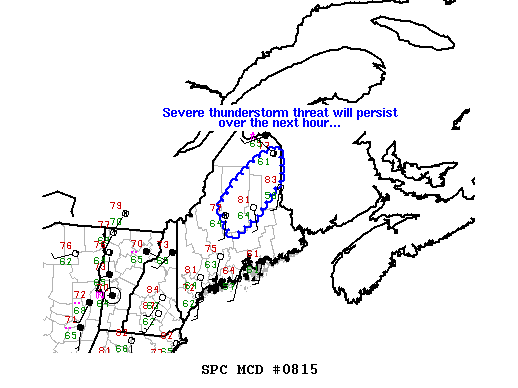 Mesoscale Discussion 815