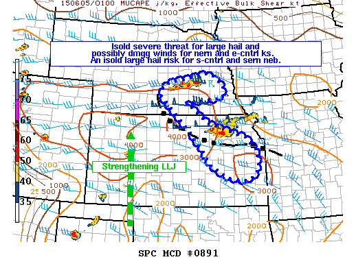 Mesoscale Discussion 891