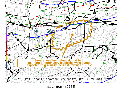 Mesoscale Discussion 985