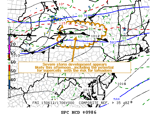 Mesoscale Discussion 986