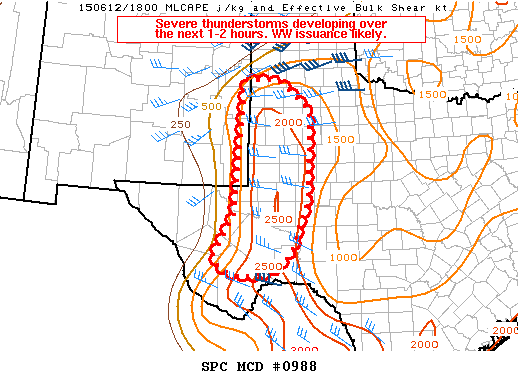 Mesoscale Discussion 988