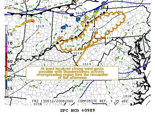 Mesoscale Discussion 989