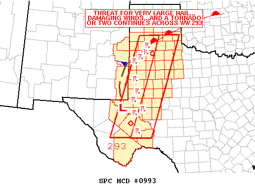 Mesoscale Discussion 993