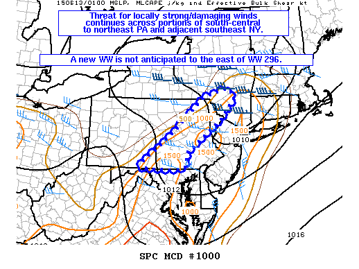 Mesoscale Discussion 1000