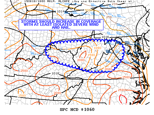 Mesoscale Discussion 1060