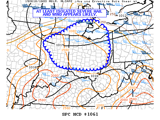 Mesoscale Discussion 1061