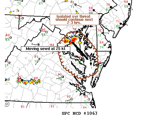 Mesoscale Discussion 1063