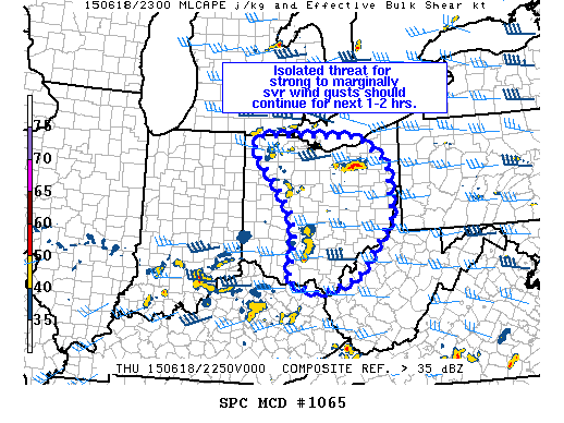 Mesoscale Discussion 1065