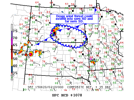 Mesoscale Discussion 1078