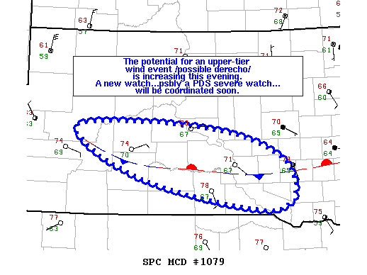 Mesoscale Discussion 1079