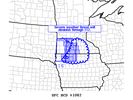 Mesoscale Discussion 1082