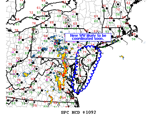 Mesoscale Discussion 1092