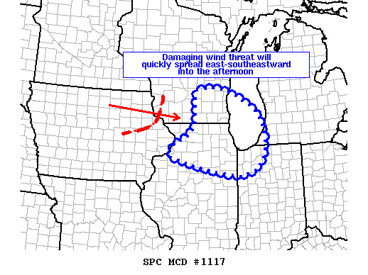 Mesoscale Discussion 1117