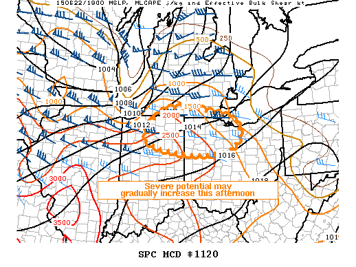 Mesoscale Discussion 1120