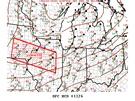 Mesoscale Discussion 1126