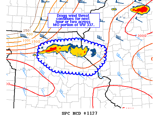 Mesoscale Discussion 1127