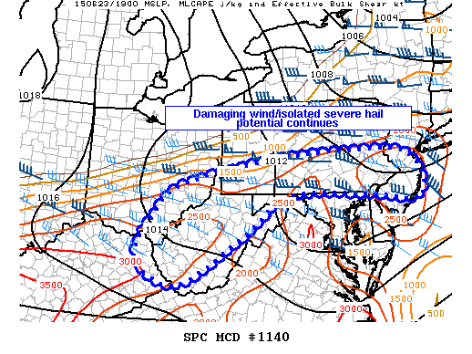 Mesoscale Discussion 1140