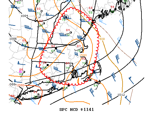 Mesoscale Discussion 1141