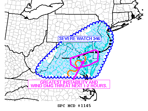 Mesoscale Discussion 1145