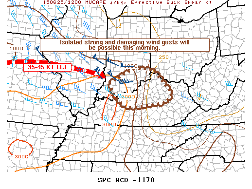 Mesoscale Discussion 1170