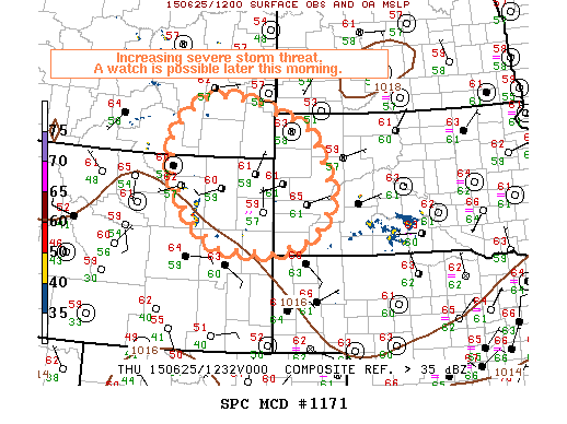 Mesoscale Discussion 1171