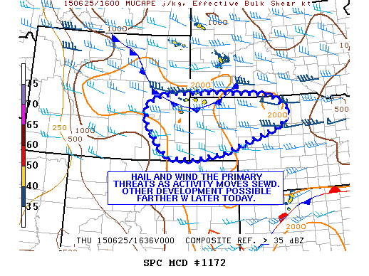 Mesoscale Discussion 1172