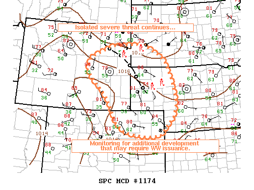 Mesoscale Discussion 1174