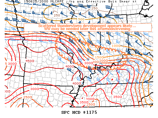 Mesoscale Discussion 1175