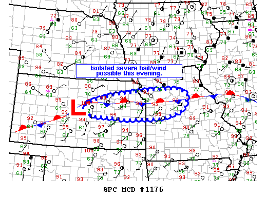 Mesoscale Discussion 1176