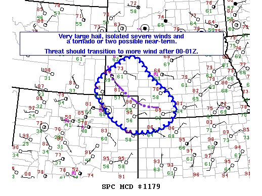 Mesoscale Discussion 1179