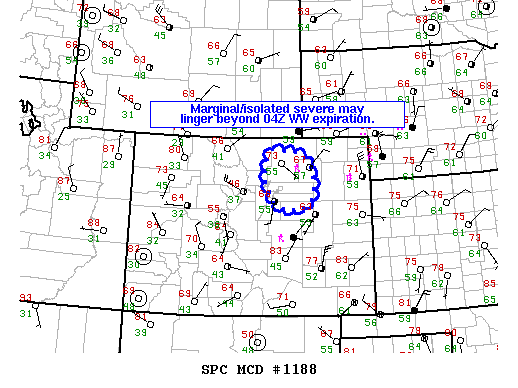 Mesoscale Discussion 1188