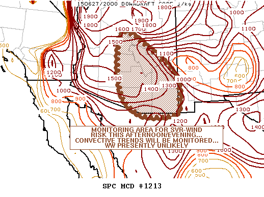 Mesoscale Discussion 1213