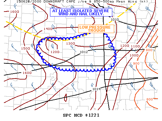 Mesoscale Discussion 1221
