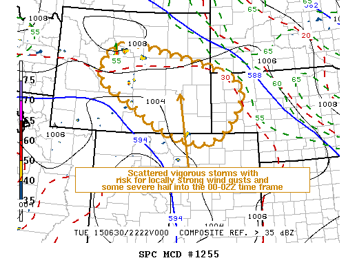 Mesoscale Discussion 1255