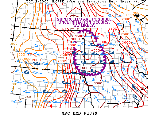 Mesoscale Discussion 1379