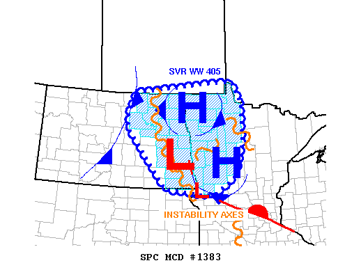 Mesoscale Discussion 1383