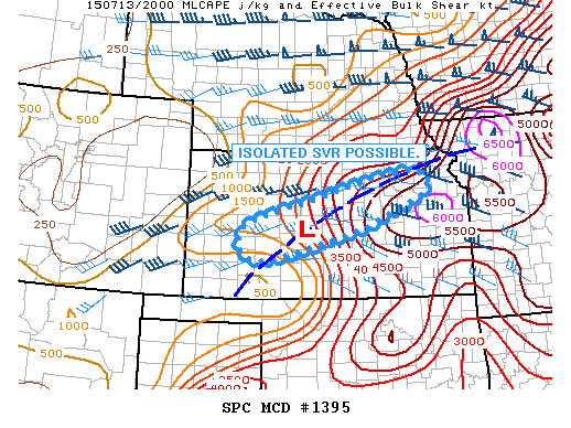 Mesoscale Discussion 1395