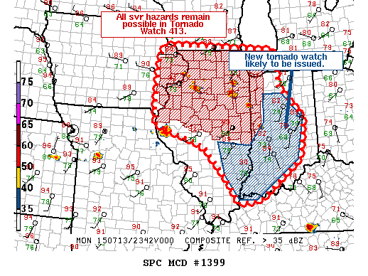 Mesoscale Discussion 1399