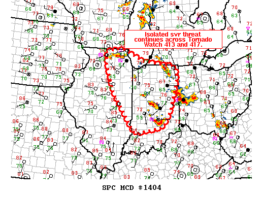 Mesoscale Discussion 1404