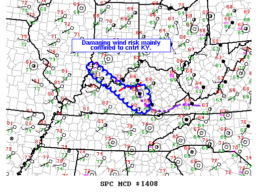 Mesoscale Discussion 1408