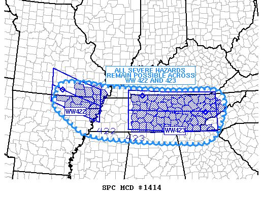 Mesoscale Discussion 1414