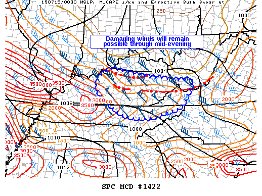 Mesoscale Discussion 1422