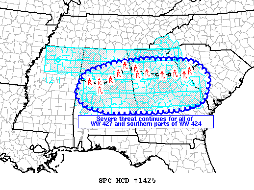 Mesoscale Discussion 1425