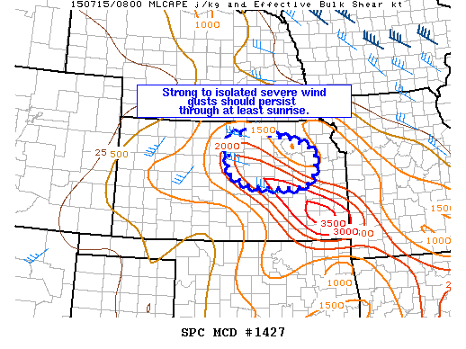Mesoscale Discussion 1427