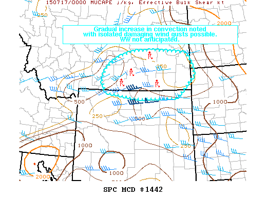 Mesoscale Discussion 1442