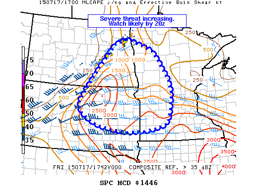 Mesoscale Discussion 1446