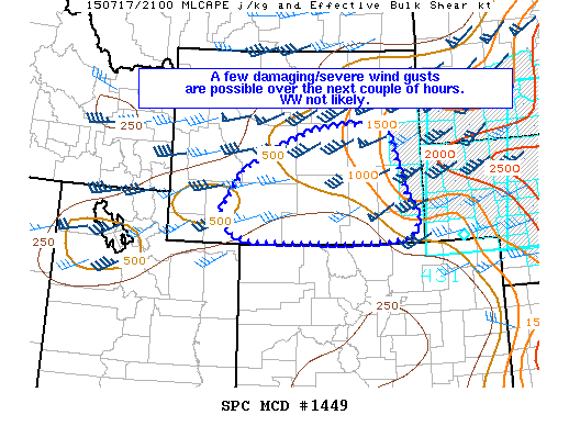 Mesoscale Discussion 1449