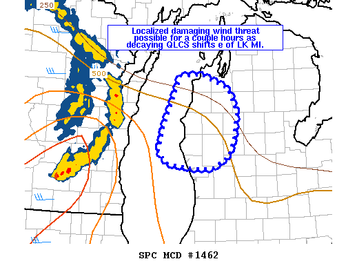 Mesoscale Discussion 1462